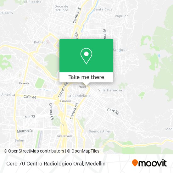 Cero 70 Centro Radiologico Oral map