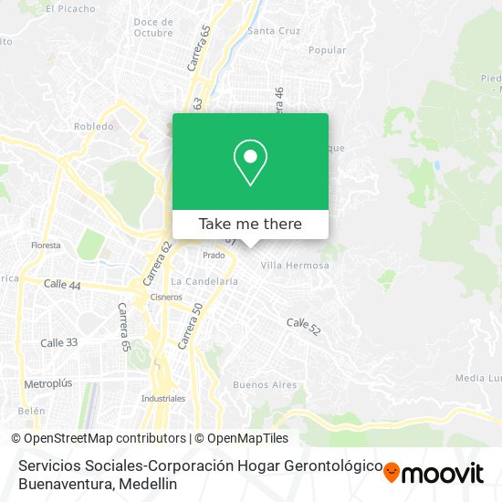 Servicios Sociales-Corporación Hogar Gerontológico Buenaventura map