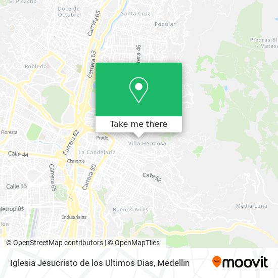 Mapa de Iglesia Jesucristo de los Ultimos Dias