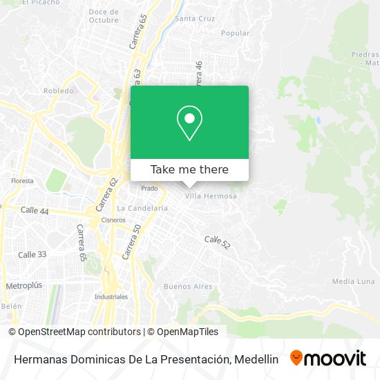 Hermanas Dominicas De La Presentación map