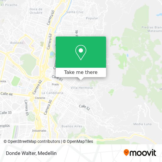 Mapa de Donde Walter