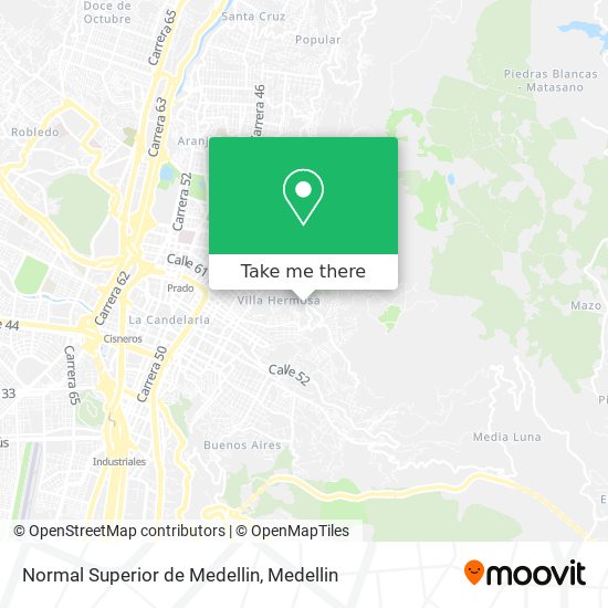 Normal Superior de Medellin map