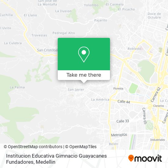 Institucion Educativa Gimnacio Guayacanes Fundadores map