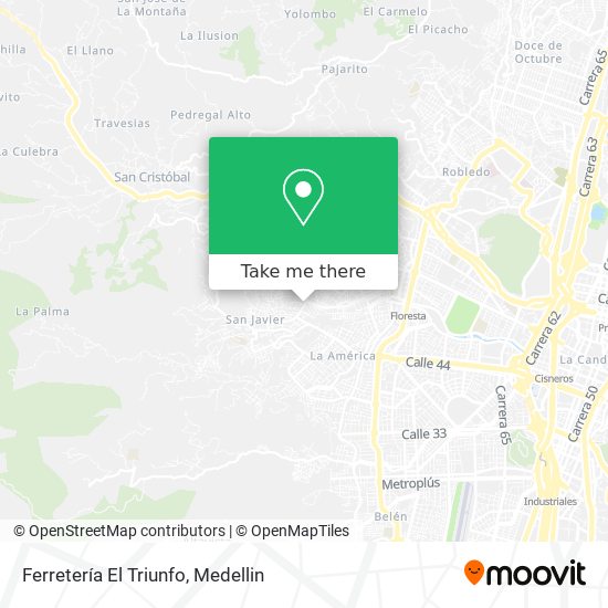 Ferretería El Triunfo map
