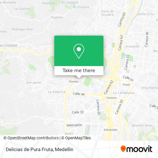 Delicias de Pura Fruta map