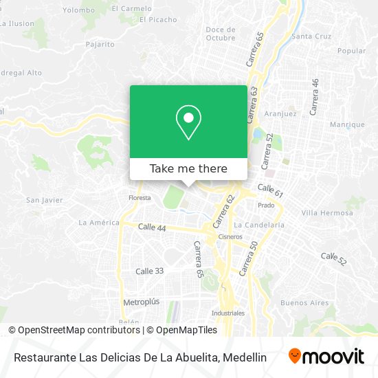 Restaurante Las Delicias De La Abuelita map