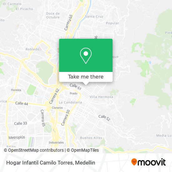 Mapa de Hogar Infantil Camilo Torres