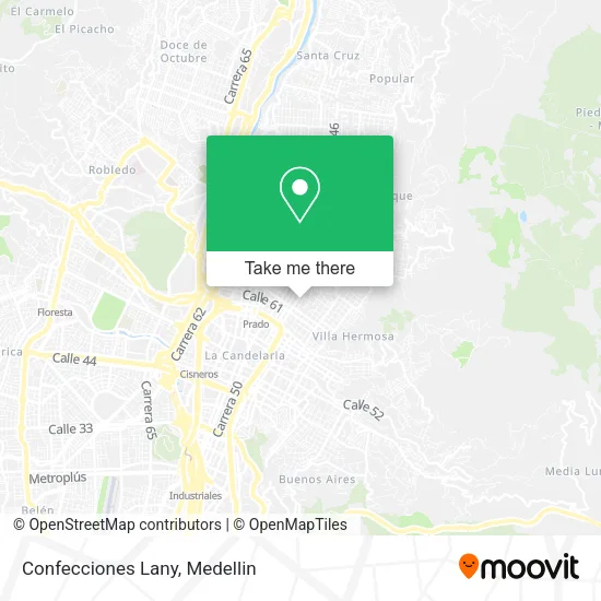 Confecciones Lany map