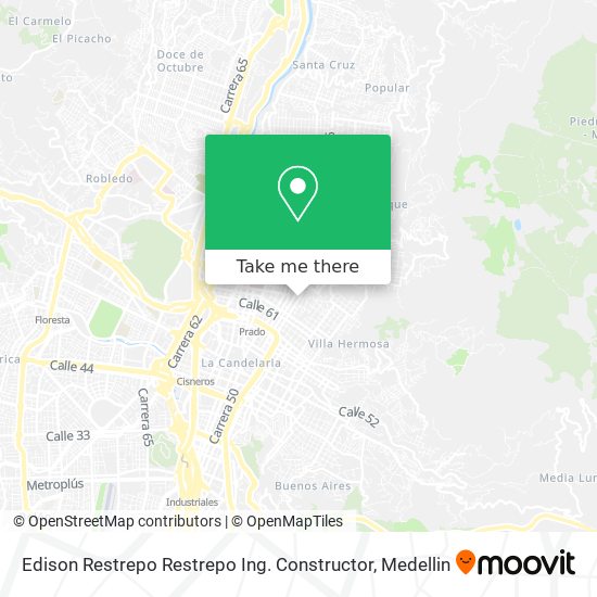 Mapa de Edison Restrepo Restrepo Ing. Constructor