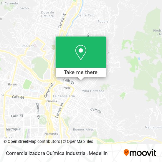 Comercializadora Química Industrial map