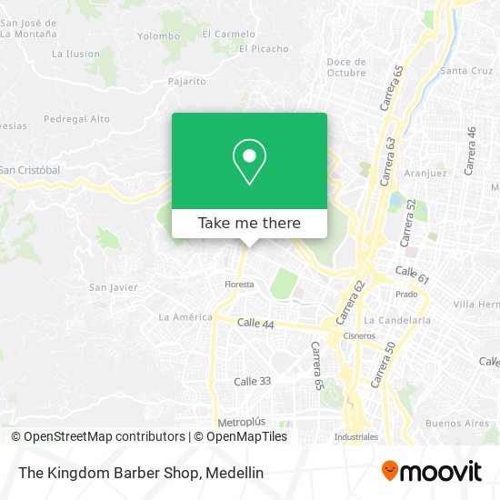 The Kingdom Barber Shop map