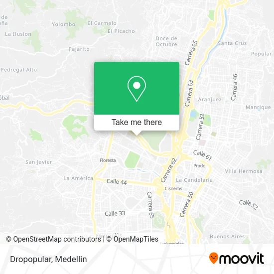Dropopular map