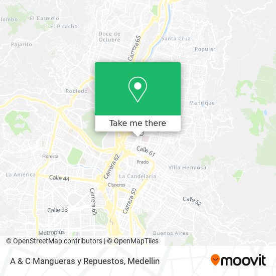 A & C Mangueras y Repuestos map