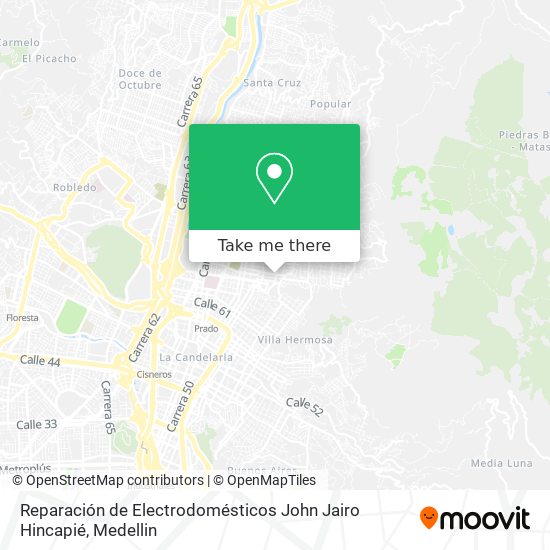Reparación de Electrodomésticos John Jairo Hincapié map