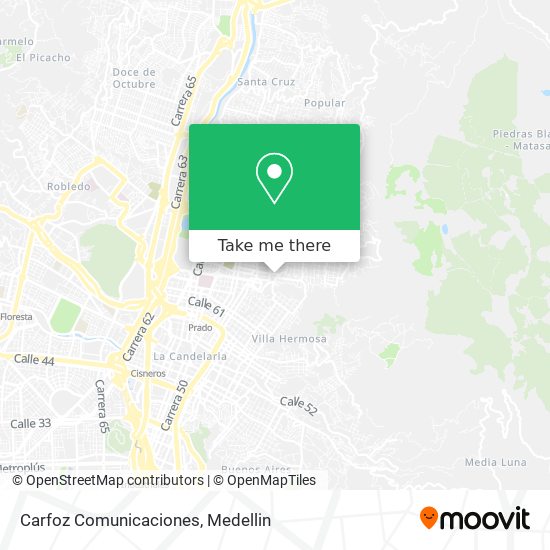Carfoz Comunicaciones map