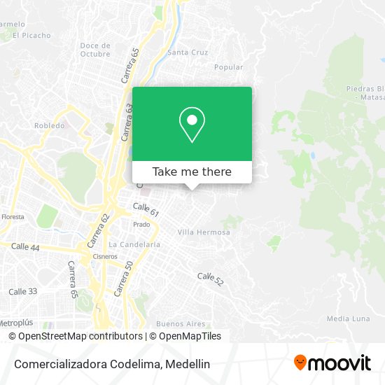 Comercializadora Codelima map