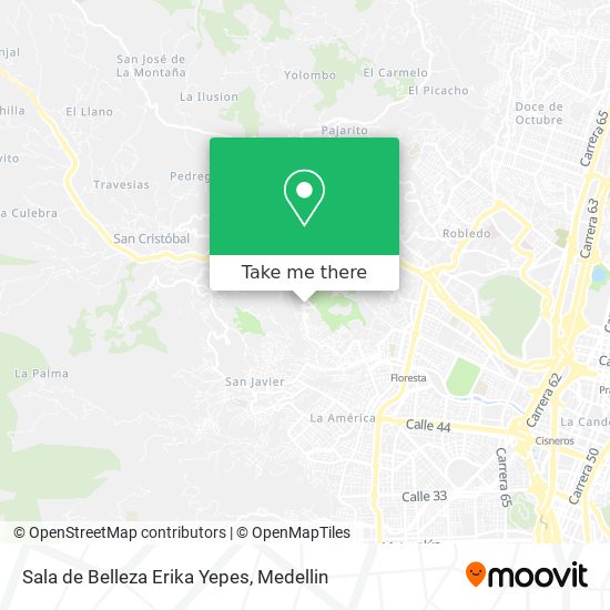 Sala de Belleza Erika Yepes map
