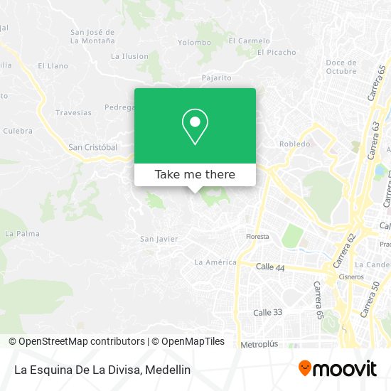 La Esquina De La Divisa map