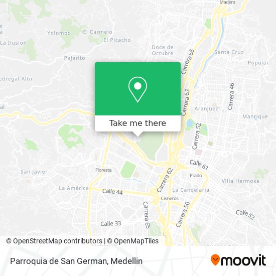 Mapa de Parroquia de San German
