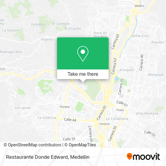 Restaurante Donde Edward map