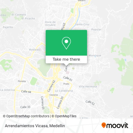 Mapa de Arrendamientos Vicasa