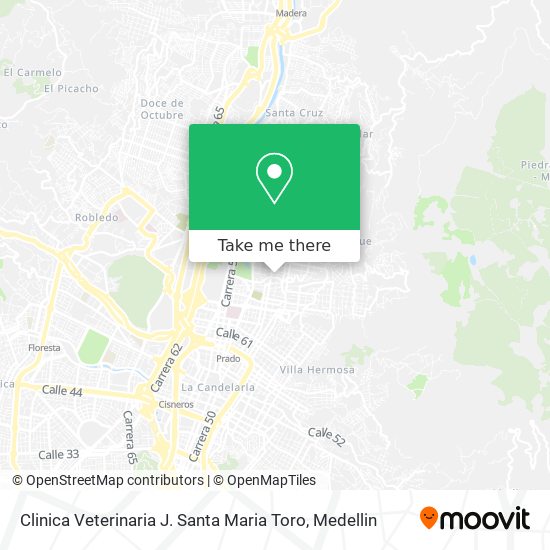 Clinica Veterinaria J. Santa Maria Toro map