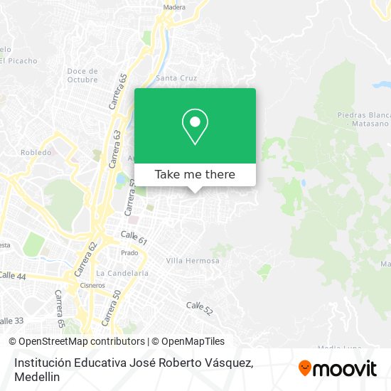 Institución Educativa José Roberto Vásquez map