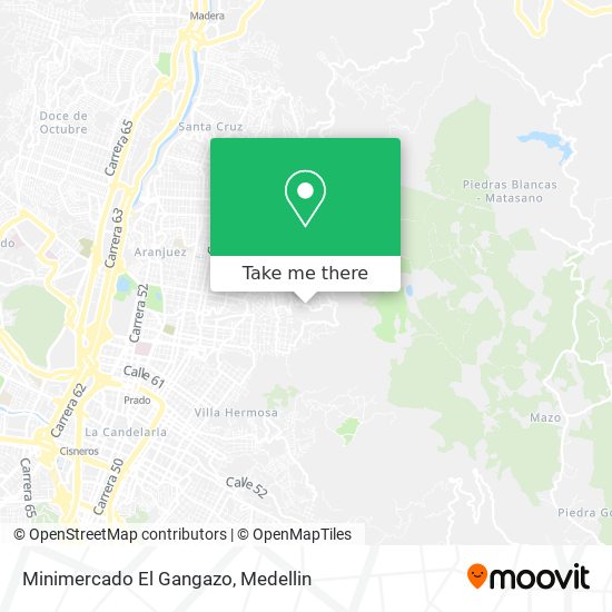 Mapa de Minimercado El Gangazo