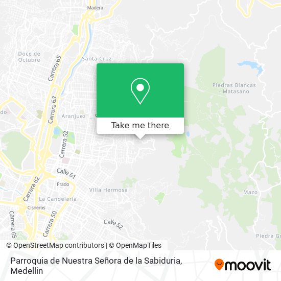 Parroquia de Nuestra Señora de la Sabiduria map