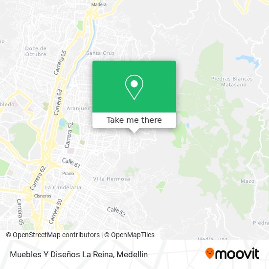 Muebles Y Diseños La Reina map
