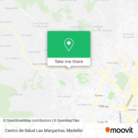 Centro de Salud Las Margaritas map