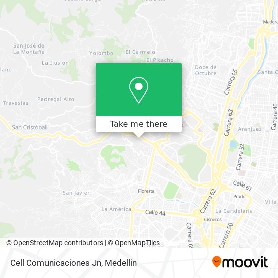 Cell Comunicaciones Jn map