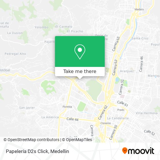 Papelería D2s Click map