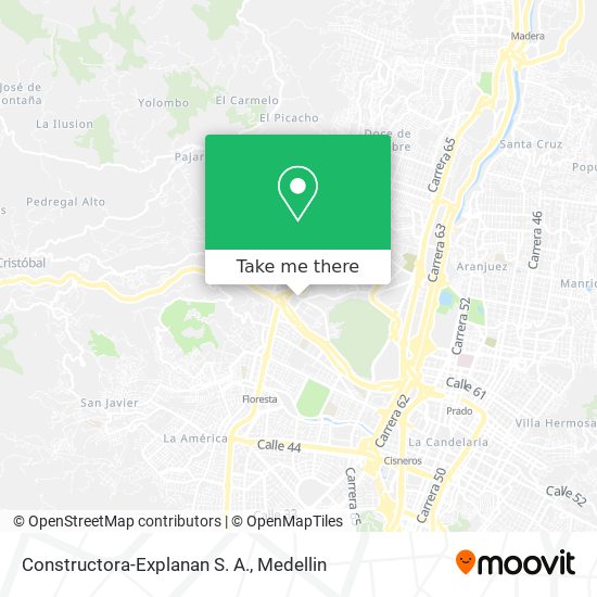 Constructora-Explanan S. A. map