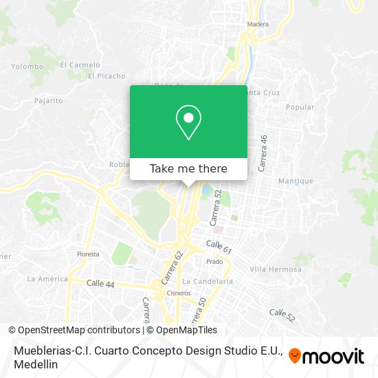 Mueblerias-C.I. Cuarto Concepto Design Studio E.U. map