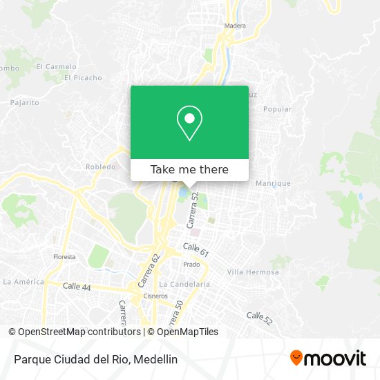 Parque Ciudad del Rio map