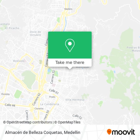 Almacén de Belleza Coquetas map
