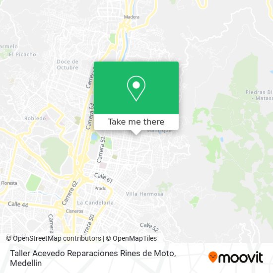Taller Acevedo Reparaciones Rines de Moto map