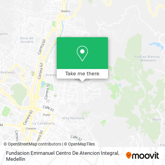 Fundacion Emmanuel Centro De Atencion Integral map