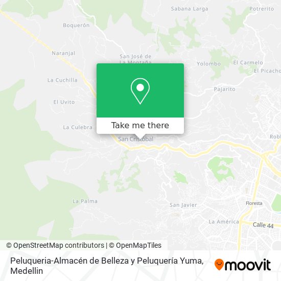 Peluqueria-Almacén de Belleza y Peluquería Yuma map