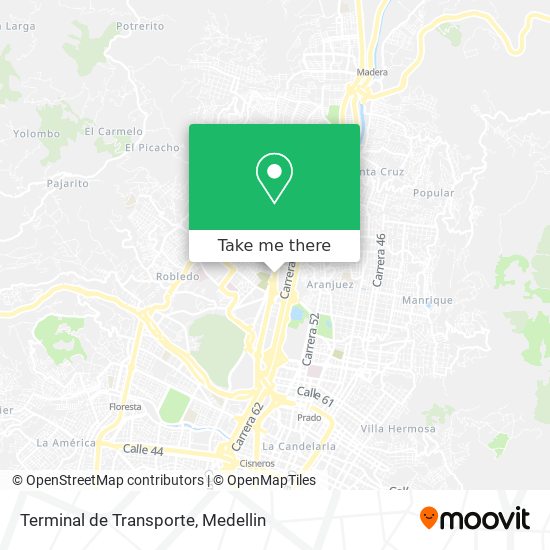 Mapa de Terminal de Transporte