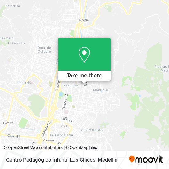 Mapa de Centro Pedagógico Infantil Los Chicos