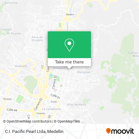 Mapa de C.I. Pacific Pearl Ltda