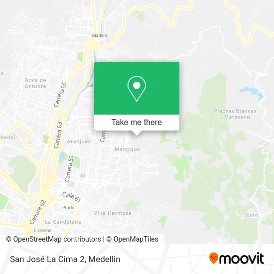 San José La Cima 2 map