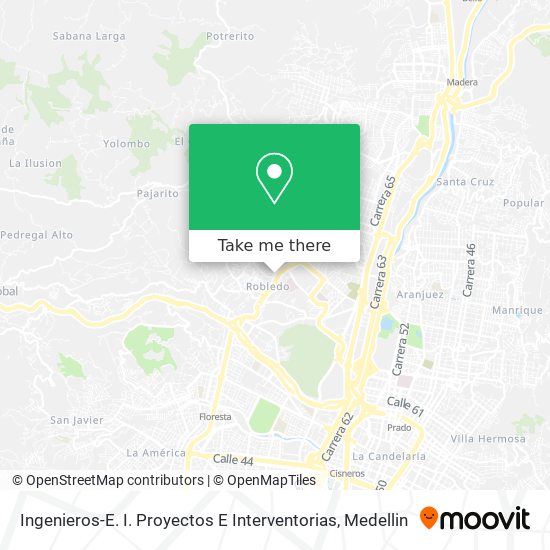 Mapa de Ingenieros-E. I. Proyectos E Interventorias