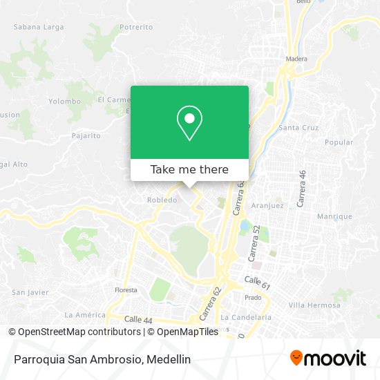 Mapa de Parroquia San Ambrosio
