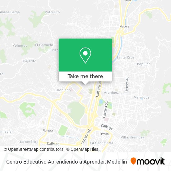 Centro Educativo Aprendiendo a Aprender map