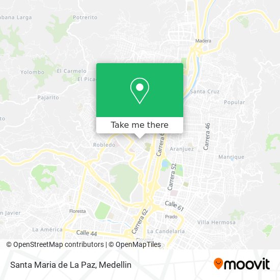 Santa Maria de La Paz map