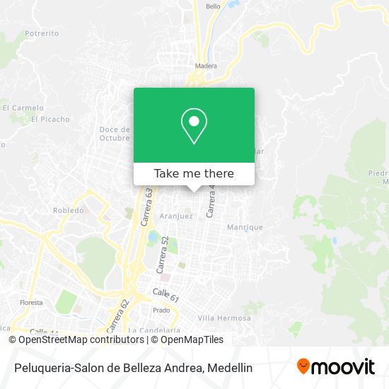 Peluqueria-Salon de Belleza Andrea map