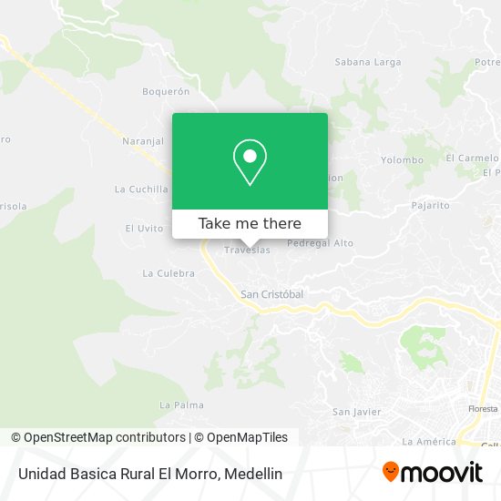 Mapa de Unidad Basica Rural El Morro